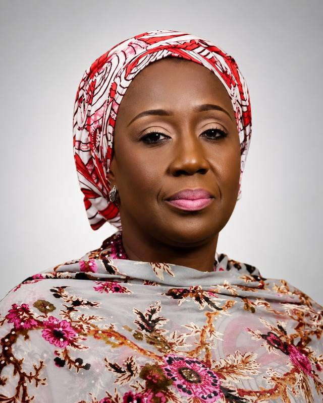 Portrait of Aisha Abubakar.